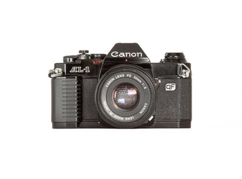 Canon AL-1 QF + 50mm f/2-Reflex 35mm-BromureFilm