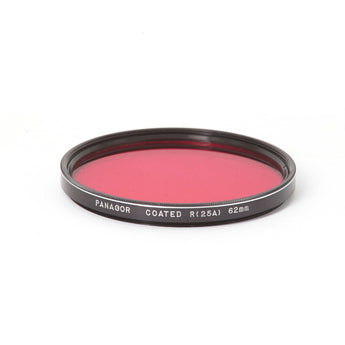 Filtre circulaire Panagor Coated R(25A) 62mm - Appareil photo argentique - BromureFilm