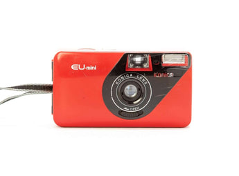 Konica EU-mini rouge - Appareil photo argentique - BromureFilm