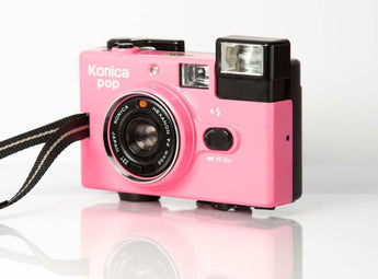 Konica pop rose - Appareil photo argentique - BromureFilm