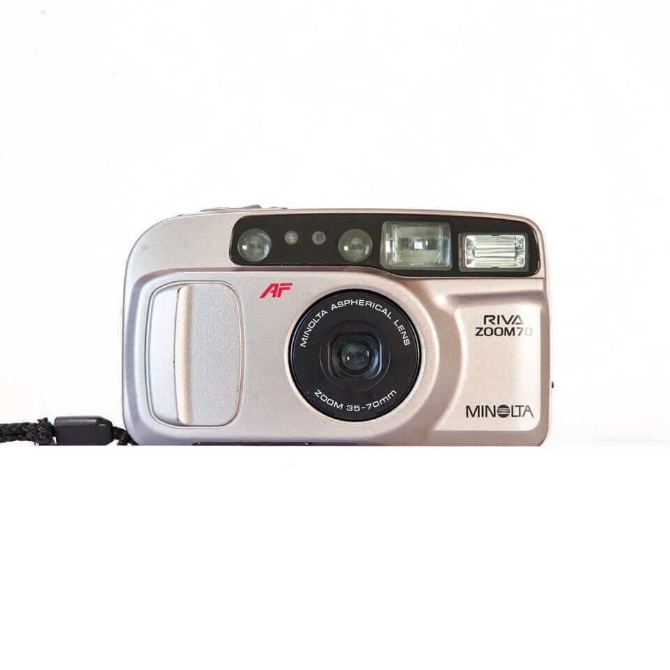 Minolta Riva Zoom 70 - Film camera – BromureFilm