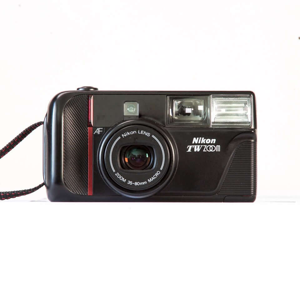 Appareil Photo Argentique Zoom – Avec Filtre, Compact, Argenté