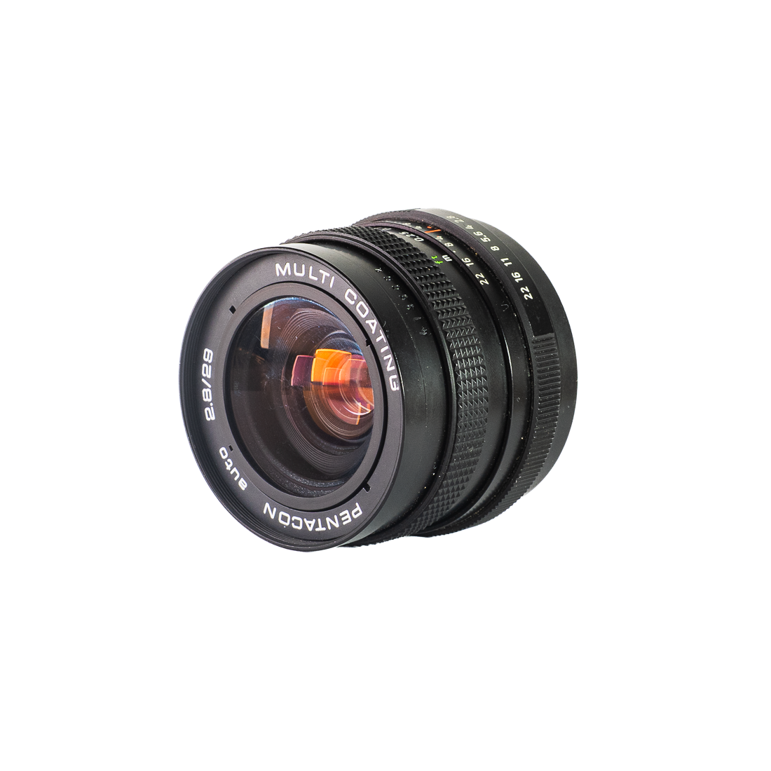 Pentacon 29mm f/2.8 MULTI COATING auto (M42 mount film lens