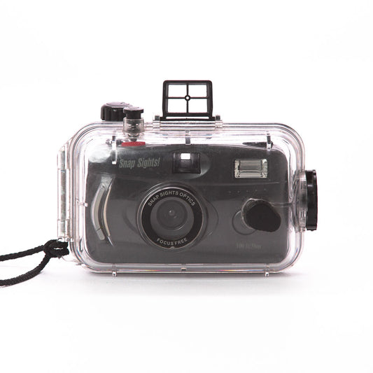 Snap sights waterproof film camera! black
