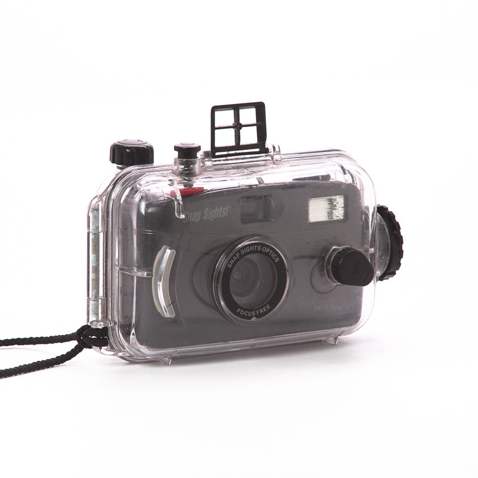 Snap sights waterproof film camera! black
