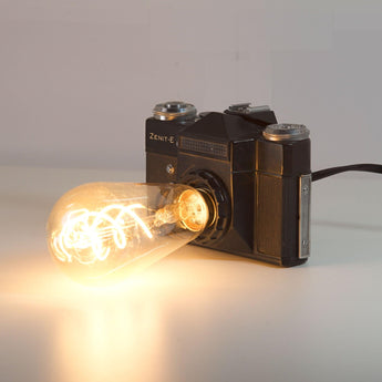 Lampe Vintage Appareil photo argentique Zenit-E-film-camera-shop-BromureFilm