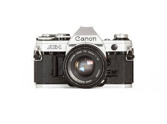 Canon AE-1 + 50mm f/1.8-Reflex 35mm-BromureFilm