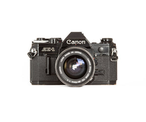 Canon AE-1 Noir + 35-70mm f/4-Reflex 35mm-BromureFilm