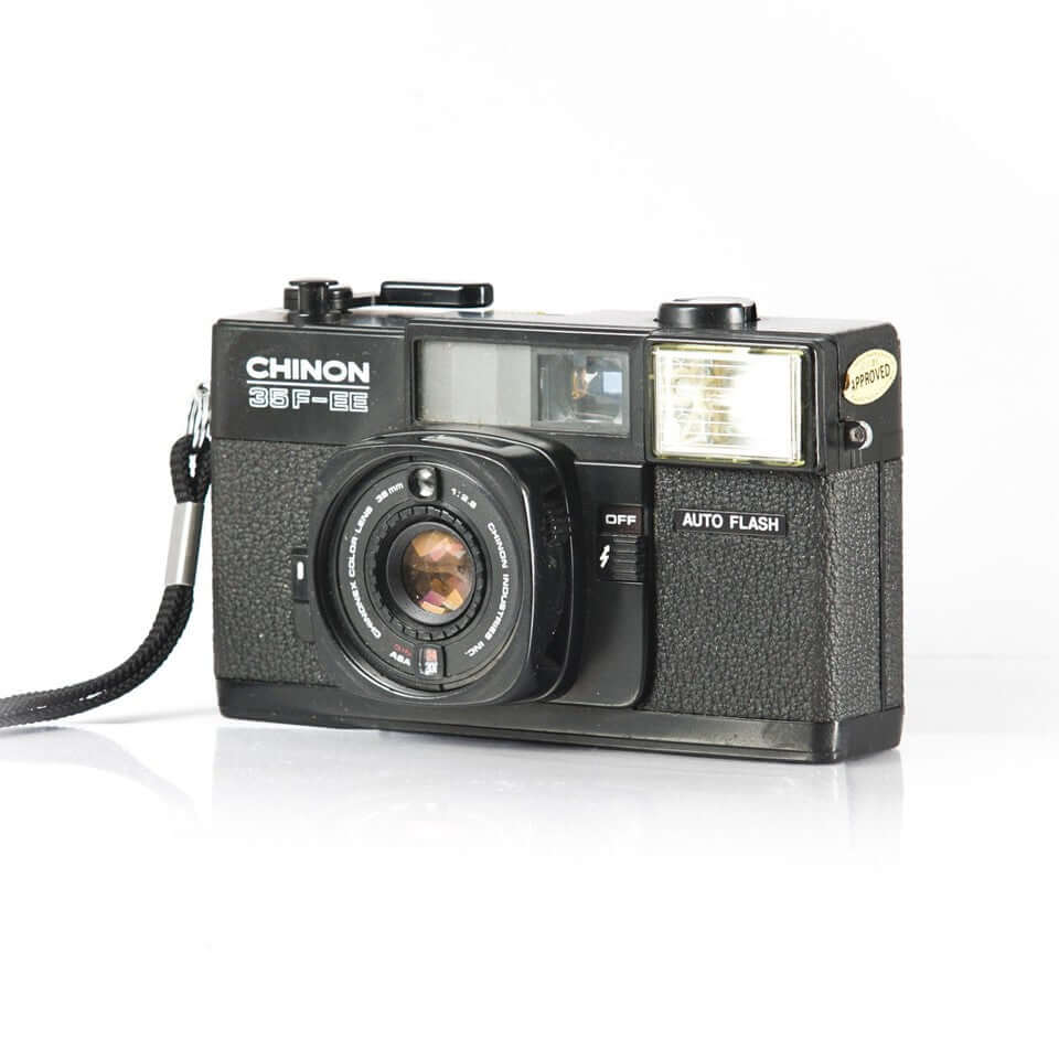 Appareil Photo Argentique Compact Chinon 35F-EE - 35mm, Noir, Occasion