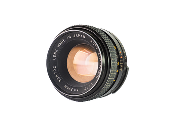 Chinon 55mm f/1.7 Made in Japan (Objectif argentique monture M42) - 336792-Objectif-BromureFilm
