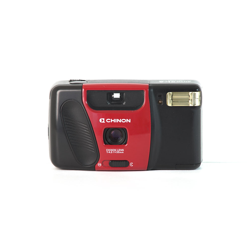 Ancien Appareil Photo Argentique Interflex Zoom – Objectif Chinon, Flash, Pellicule
