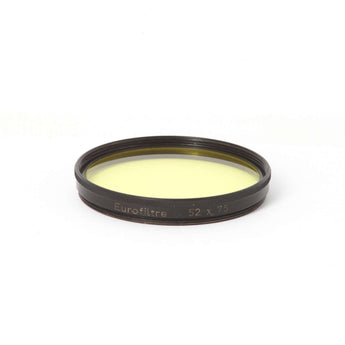 Filtre circulaire Eurofiltre 52x75 52mm Jaune - Appareil photo argentique - BromureFilm