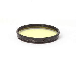 Filtre circulaire Eurofiltre 52x75 52mm Jaune - Appareil photo argentique - BromureFilm