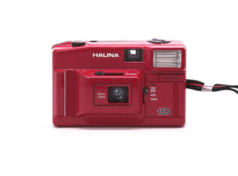Halina 160 rouge - Appareil photo argentique - BromureFilm