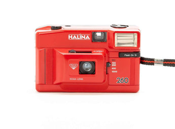 Halina 260 rouge - Appareil photo argentique - BromureFilm
