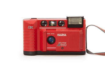 Halina AF810 rouge - Appareil photo argentique - BromureFilm