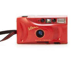 Halina Vision 500 rouge - Appareil photo argentique - BromureFilm