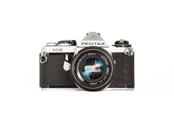 Pentax ME (Chrome) + 50mm f/1.7-Reflex 35mm-BromureFilm