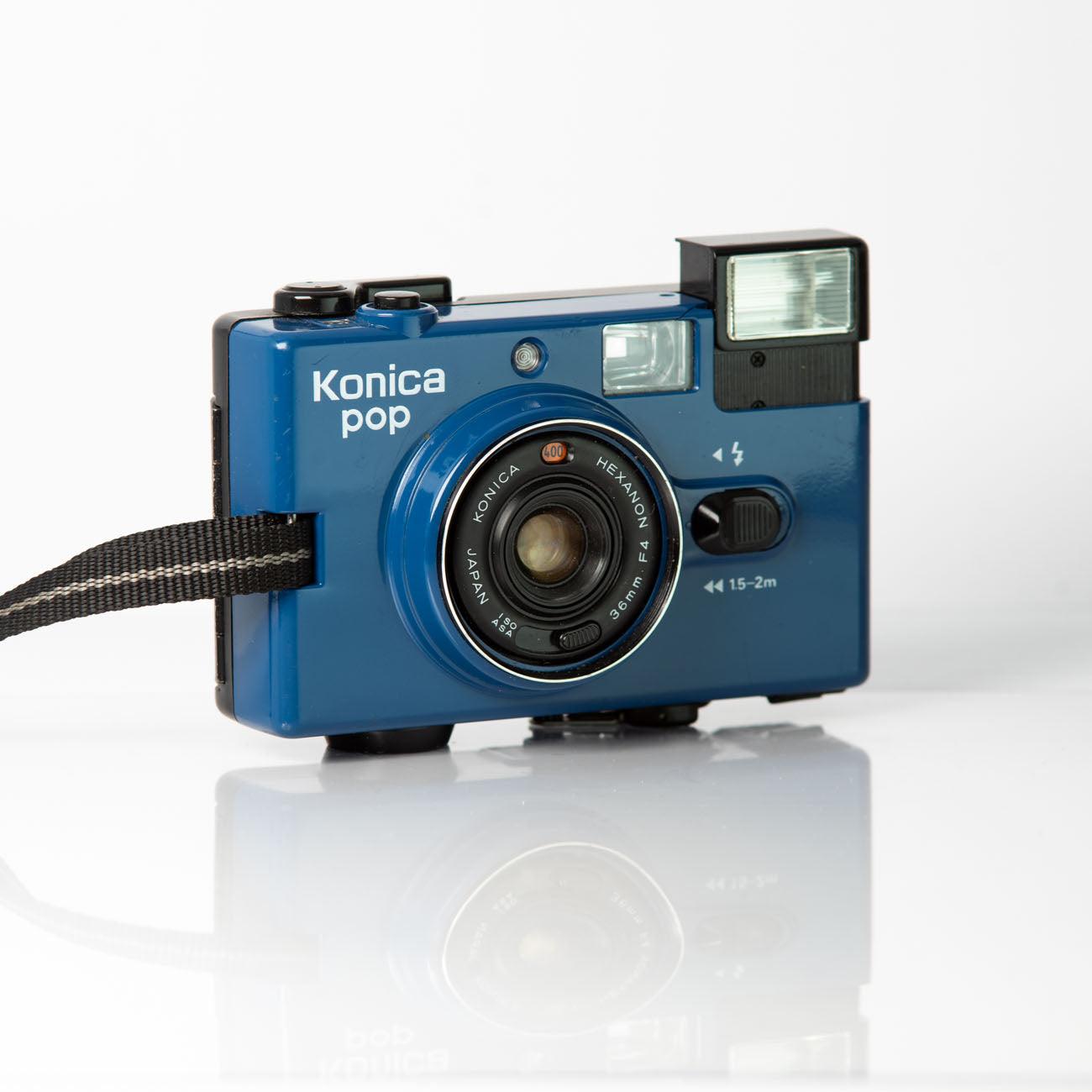 Konica pop bleu appareil photo argentique